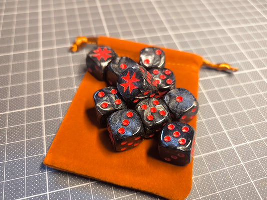 Red Crusading Dice