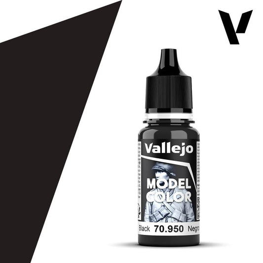 Vallejo - Model Color black matt 18ml - VAL70950